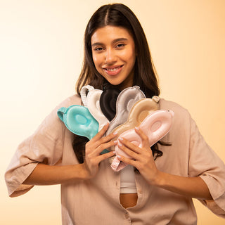 Silk Eyemask for Sleeping - Brightly Labs® Contour Design with Mulberry Silk, Organic Fabric, and Antibacterial Silver Ions for Ultimate Comfort and Restful Sleep