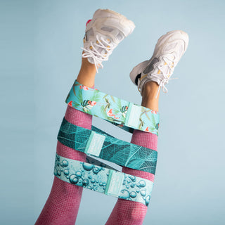 Brightly Labs® Fabric Resistance Bands Set - Multicolor Booty Bands for Legs, Butt, and Glutes - Durable, stylish, and perfect for achieving your fitness goals.