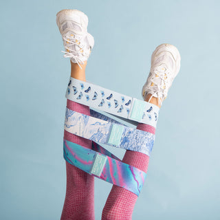 Brightly Labs® Fabric Resistance Bands Set - Multicolor Booty Bands for Legs, Butt, and Glutes - Durable, stylish, and perfect for achieving your fitness goals.