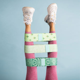Brightly Labs® Fabric Resistance Bands Set - Multicolor Booty Bands for Legs, Butt, and Glutes - Durable, stylish, and perfect for achieving your fitness goals.
