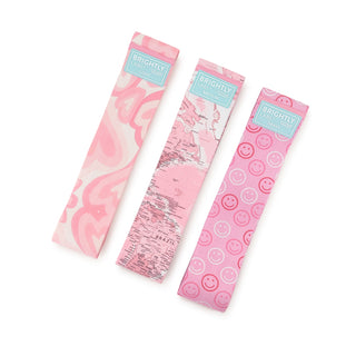Brightly Labs® Fabric Resistance Bands Set - Multicolor Booty Bands for Legs, Butt, and Glutes - Durable, stylish, and perfect for achieving your fitness goals.