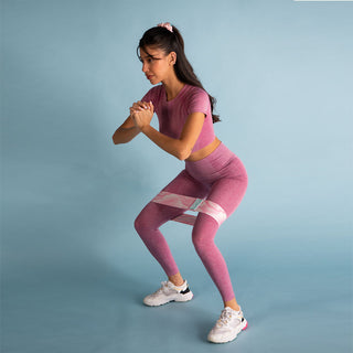 Brightly Labs® Fabric Resistance Bands Set - Multicolor Booty Bands for Legs, Butt, and Glutes - Durable, stylish, and perfect for achieving your fitness goals.