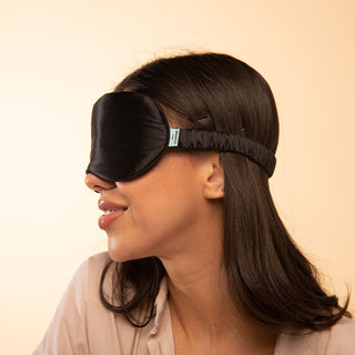 Brightly Labs® Silk Eyemask (Standard) - Clinically Proven, Mulberry Silk, Antibacterial Silver Ions, Organic Cotton, Custom Fabric Printing, Skin's Collagen Retention, Silk Eye Mask for Sleeping, Blissy Eye Mask, Luxury Sleep Mask, Pure Silk Eye Mask, Holistic Silk Sleep Mask, Organic Silk Eye Cover