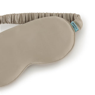 Silk Eyemask for Sleeping - Brightly Labs® Contour Design with Mulberry Silk, Organic Fabric, and Antibacterial Silver Ions for Ultimate Comfort and Restful Sleep