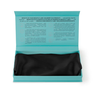 Brightly Labs® Silk Headband - Premium silver ion-infused Mulberry Silk for stylish and comfortable hair care. Elevate your look with this luxurious silk headband. 2x smoother than cotton, 4.5x more breathable, and clinically proven for sensitive skin. Explore BRIGHTY LABS for the finest in nutrition and natural beauty