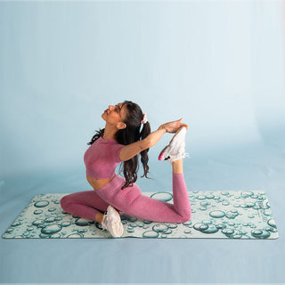 Brightly Labs® Reversible Yoga Mat - Your expert-approved companion for yoga practice. Grippy, cushioned, and made with natural rubber for the perfect balance.